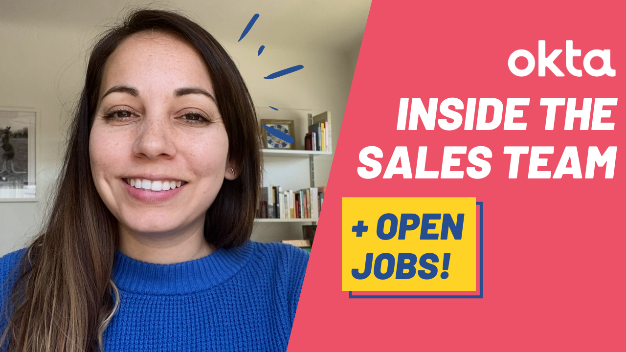 Okta - Inside the sales team - open jobs